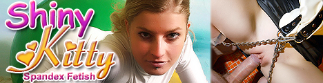 ShinyKitty : Spandex Woman and teens in leggings pants